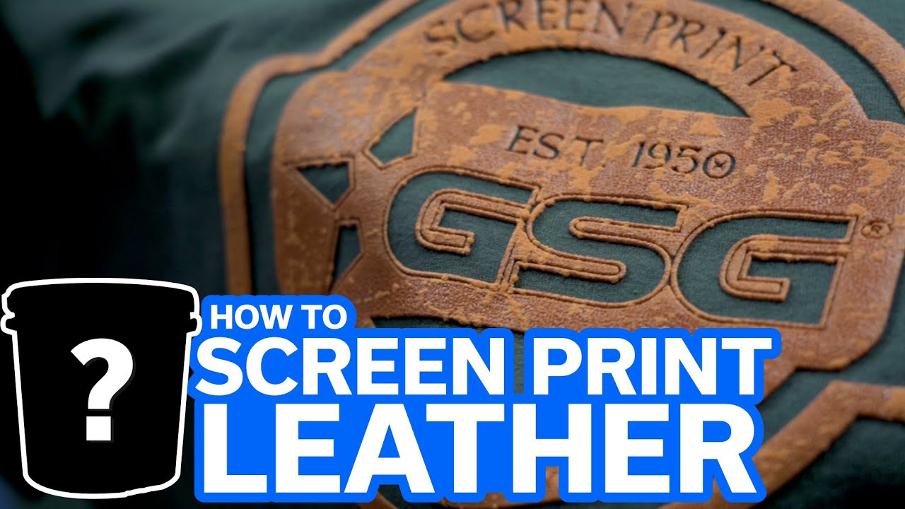 Special Effect Screen Printing Simulated Leather