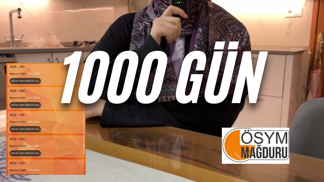 1000 GÜNDÜR YKS'YE HAZIRLANMAK| 2.mezunluk ve genel süreç dertleri,iç döküyorum