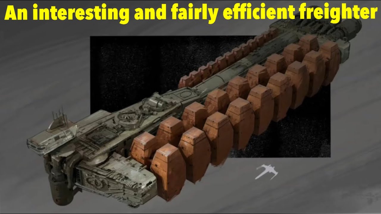 The Sullustan cargo freighter | it could carry almost any cargo