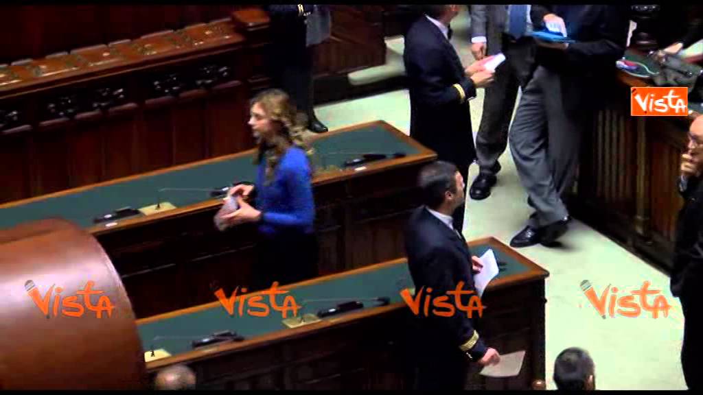 QUIRINALE 2015 TERZA VOTAZIONE: MARIANNA MADIA (PD)