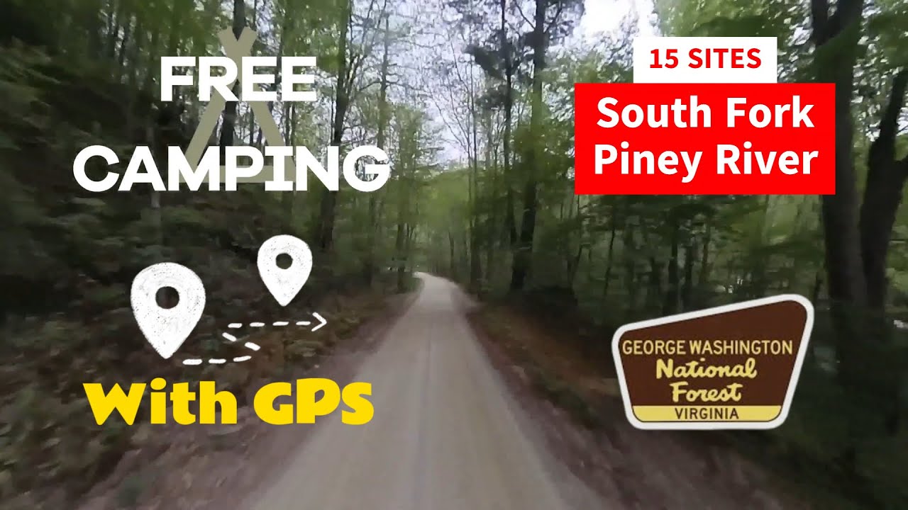 15 FREE CAMP SITES - Alhambra Road - George Washington National Forest - Amherst County Virginia