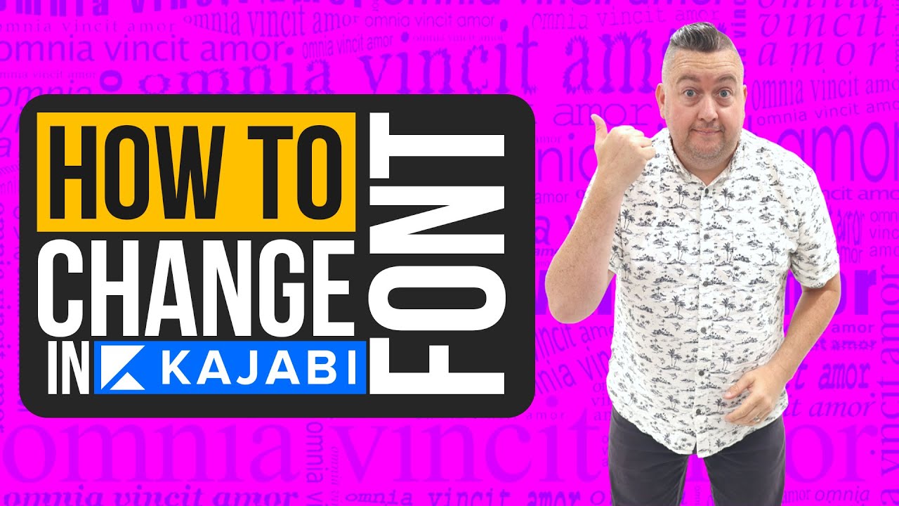How to Add Custom Fonts in Kajabi Websites and Landing Pages