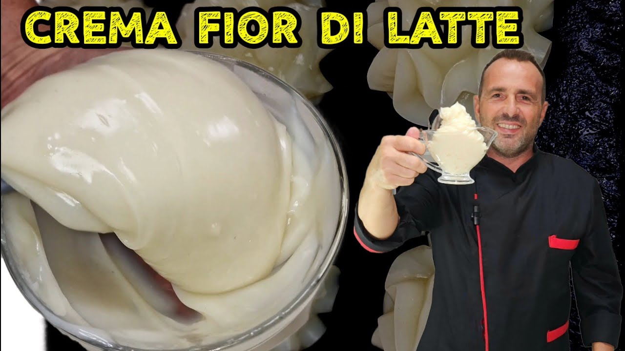 CREMA AL LATTE SENZA UOVA-Ricetta per saccapoche veloce con soli 3 ingredienti. Corso di pasticceria