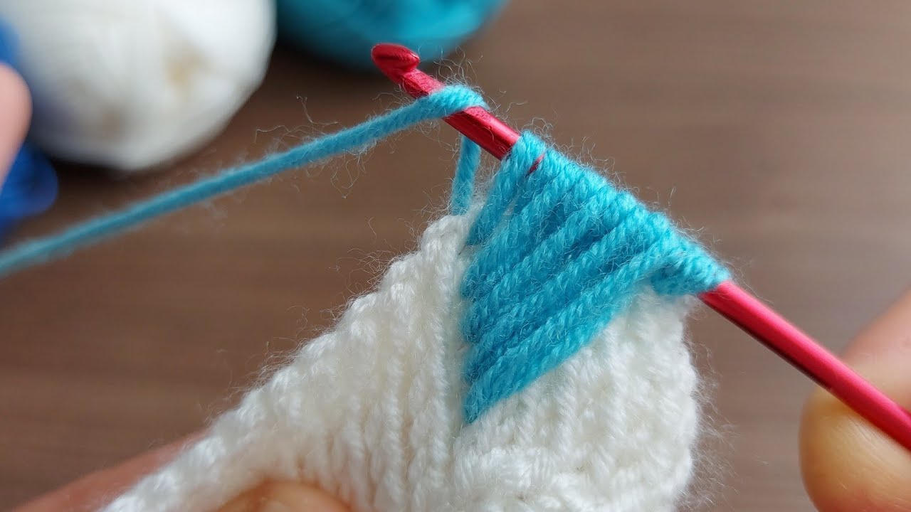 Super Easy Tunisian Knitting - Tunus İşi Çok Güzel Örgü Modeli