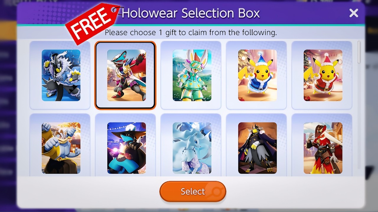 Claim NOW 1 Premium Holowear Special Gift 5th Anniversary Event - Pok&eacute;mon Unite