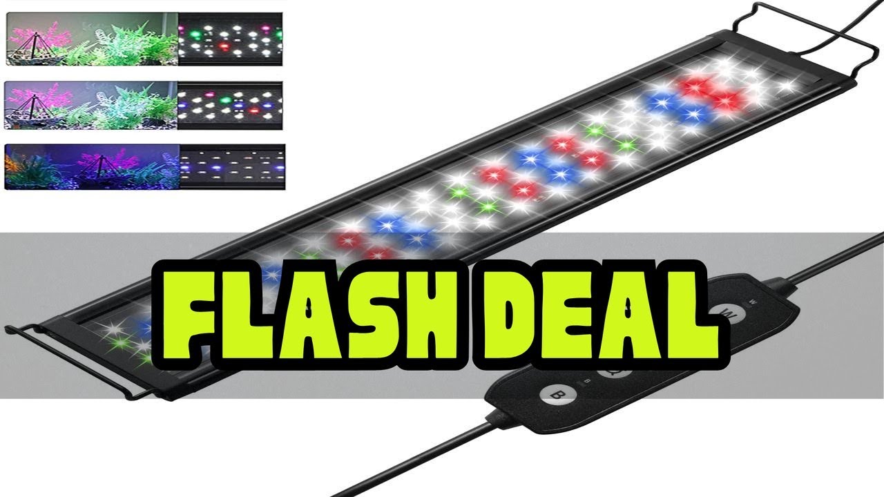 30-60CM Inch Aquarium Dimmable Iighting LED light With Timer And Power-off Memory Function Fish Tan
