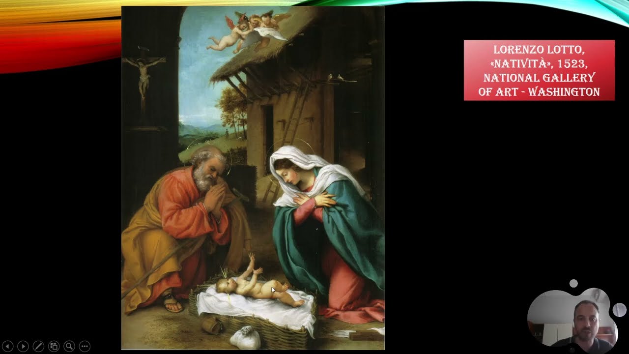 Lorenzo Lotto - Natività. Commento iconografico-spirituale a cura di Alessio Fucile