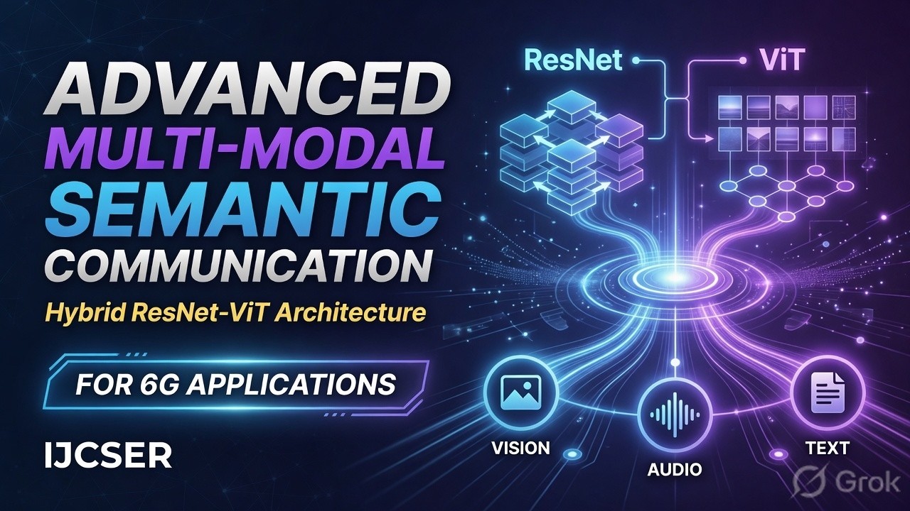 Advanced Multi-Modal Semantic Communication using Hybrid ResNet-ViT Architecture for 6G | IJCSER