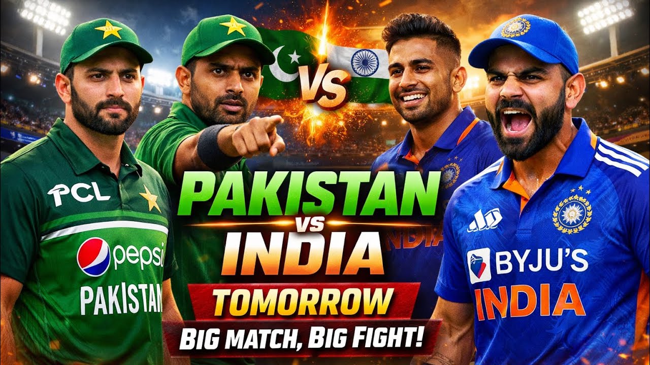 Pakistan vs India Big Match Tomorrow /Salman Agha Suman Tariq vs India Pak vs Ind Full Match Preview