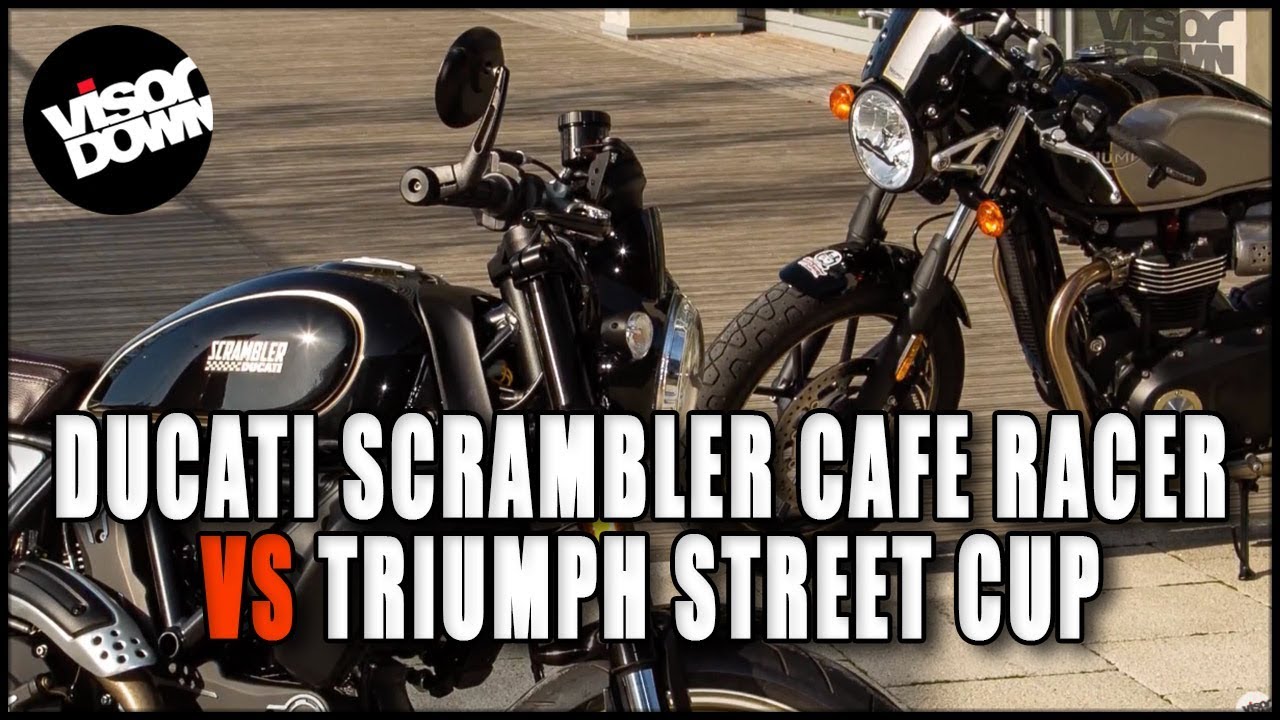 Ducati Scrambler Cafe Racer vs Triumph Street Cup | Visordown.com