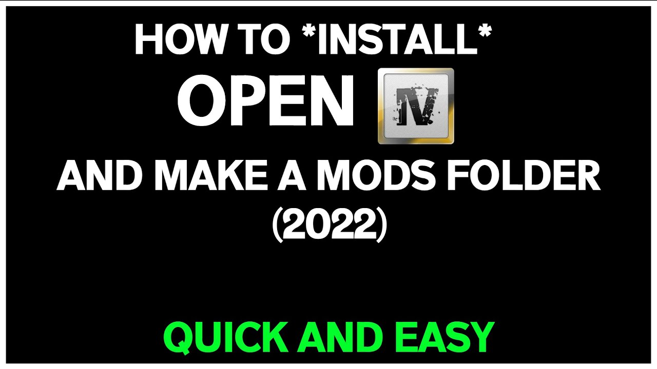 HOW TO *INSTALL* OPEN IV AND MAKE A MODS FOLDER IN GTA V ON EPIC GAMES (2022)