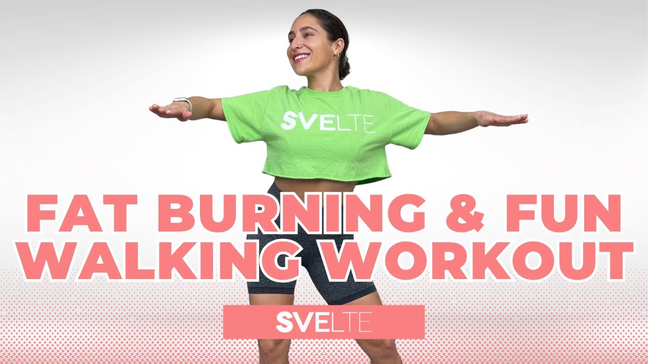 Fat Burning & Fun Walking Workout | Lose Weight At-Home