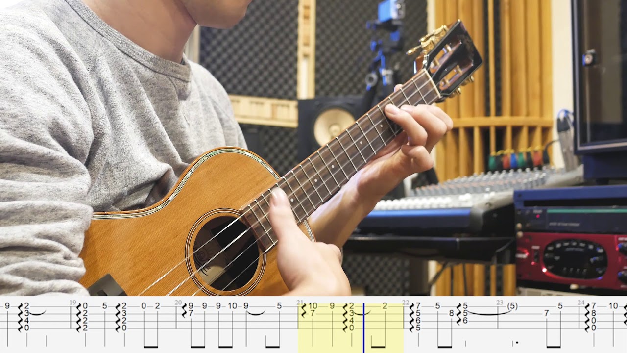 魔法公主主題曲【Theme of Princess Mononoke】Ukulele Cover (Tutorial & TAB)