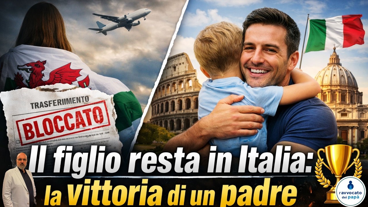 Il figlio resta in Italia: la vittoria di un padre