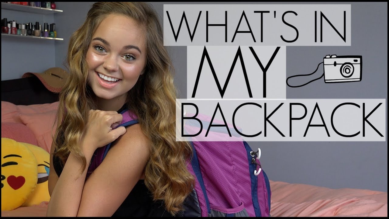 What's In My Back to School Backpack | Chelsea Crockett