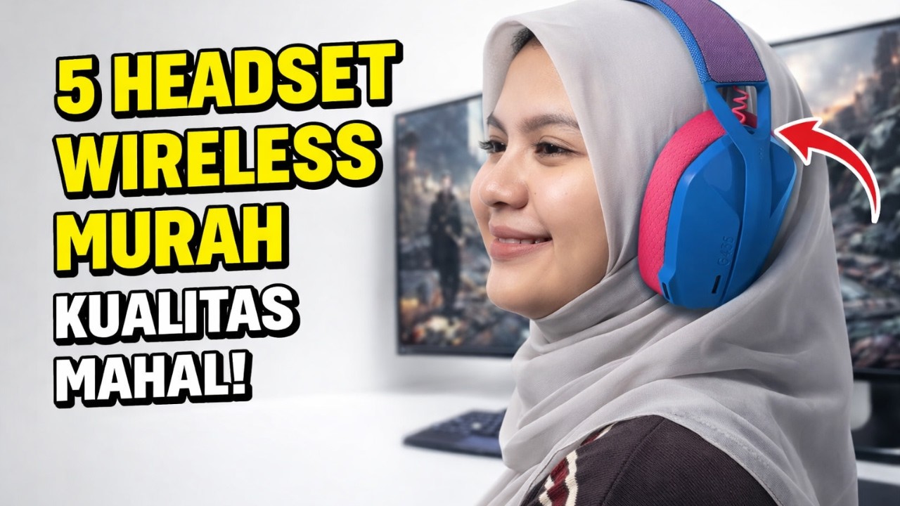 5 Headset Gaming Wireless Murah 2026! Kualitas Pro Player!