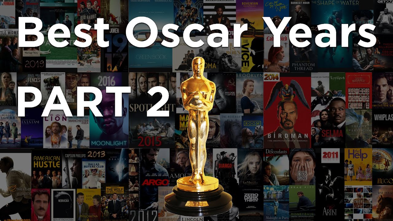Best Oscar Years RANKED Pt. 2