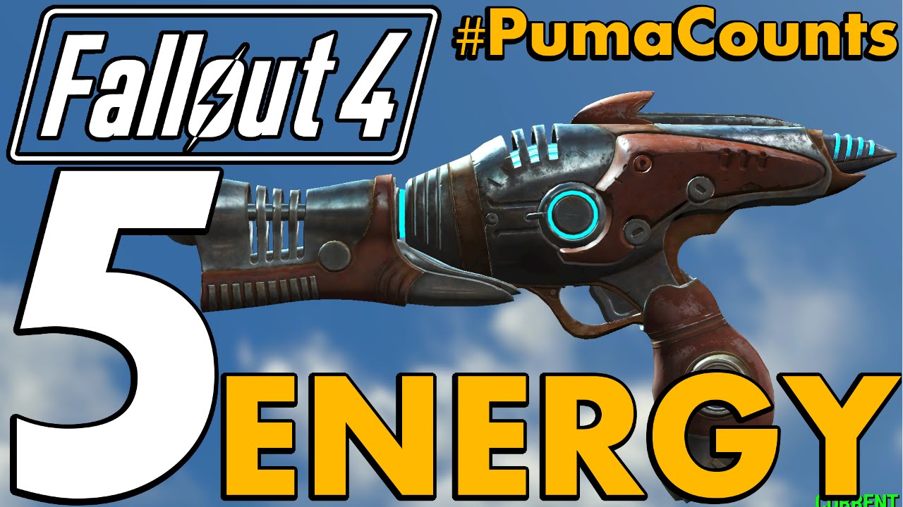 Top 5 Best Unique Energy Guns and Weapons in Fallout 4 #PumaCounts