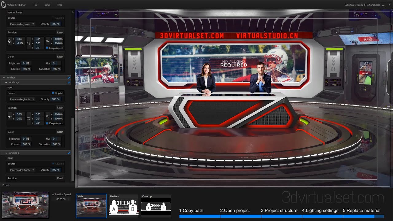 Video Tutorial - Using the Virtual Studio 115 in NewTek TriCaster&reg; (Virtual Set Editor)