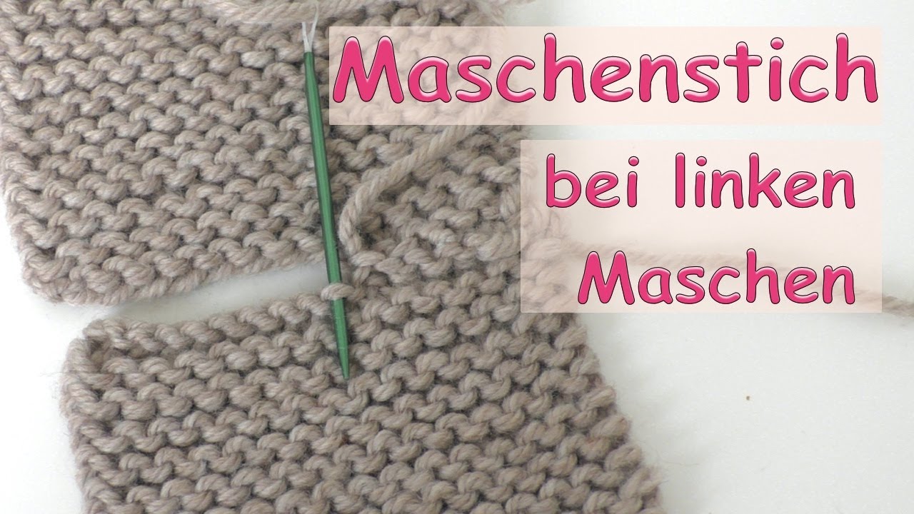Maschenstich bei linken Maschen