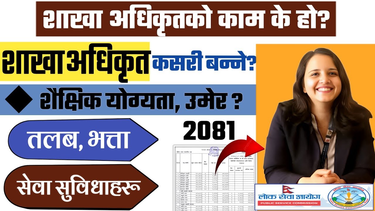 All about Sakha Adhikrit | sakha adhikrit kasari banne | sakha adhikrit salary in nepal | loksewa