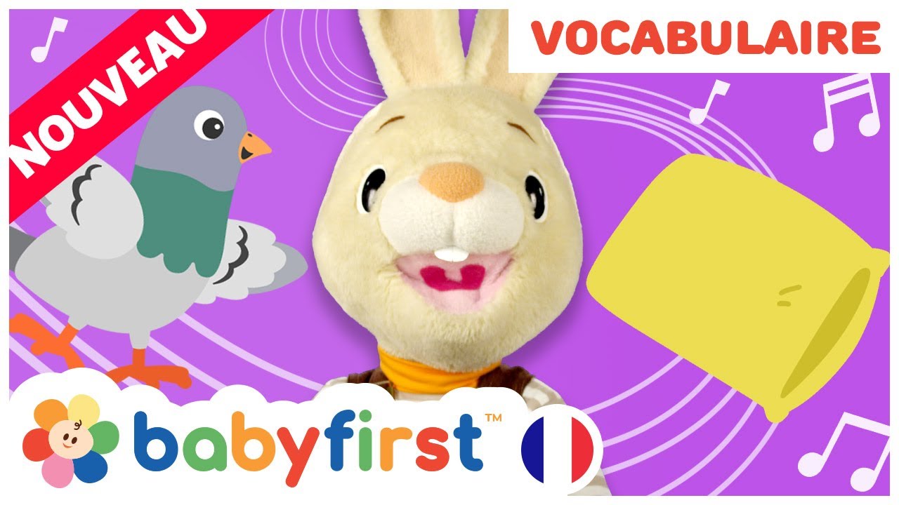 Apprendre les premiers mots avec Henri le Lapin | Apprendre les formes et les couleurs | BabyFirst
