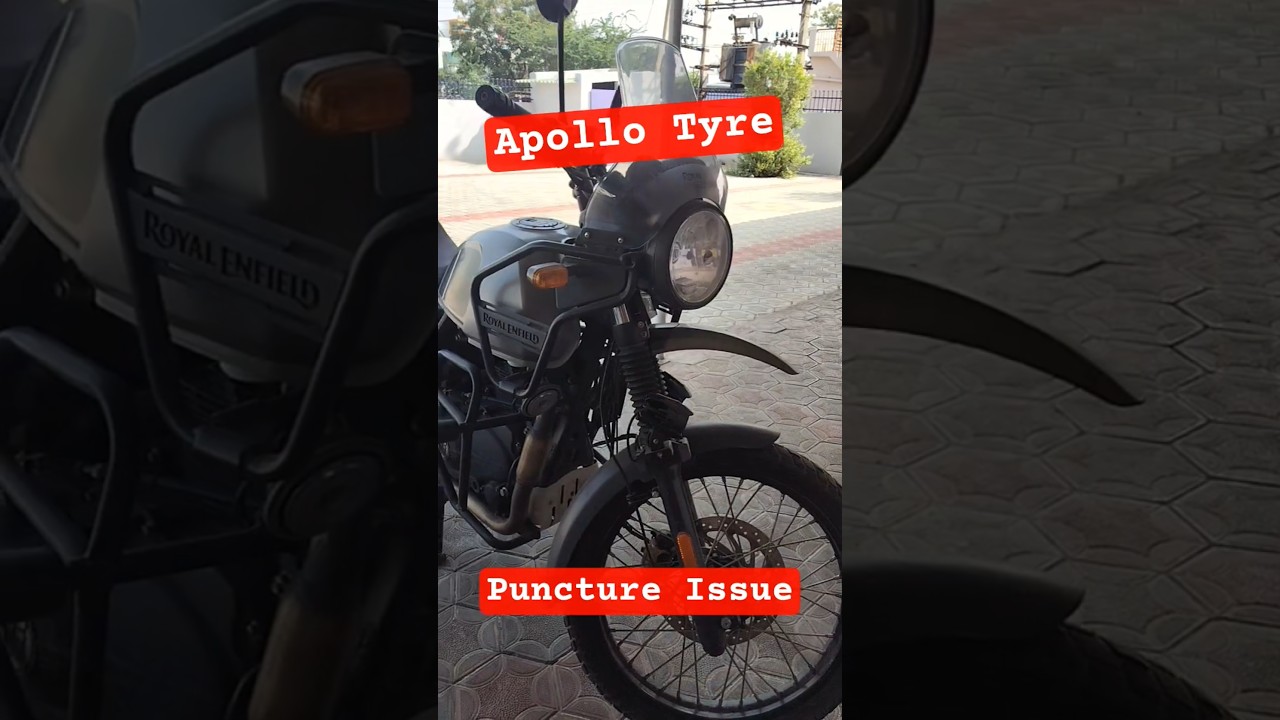 Himalayan-la Apollo Tyre waste-a? My Experience! 👎