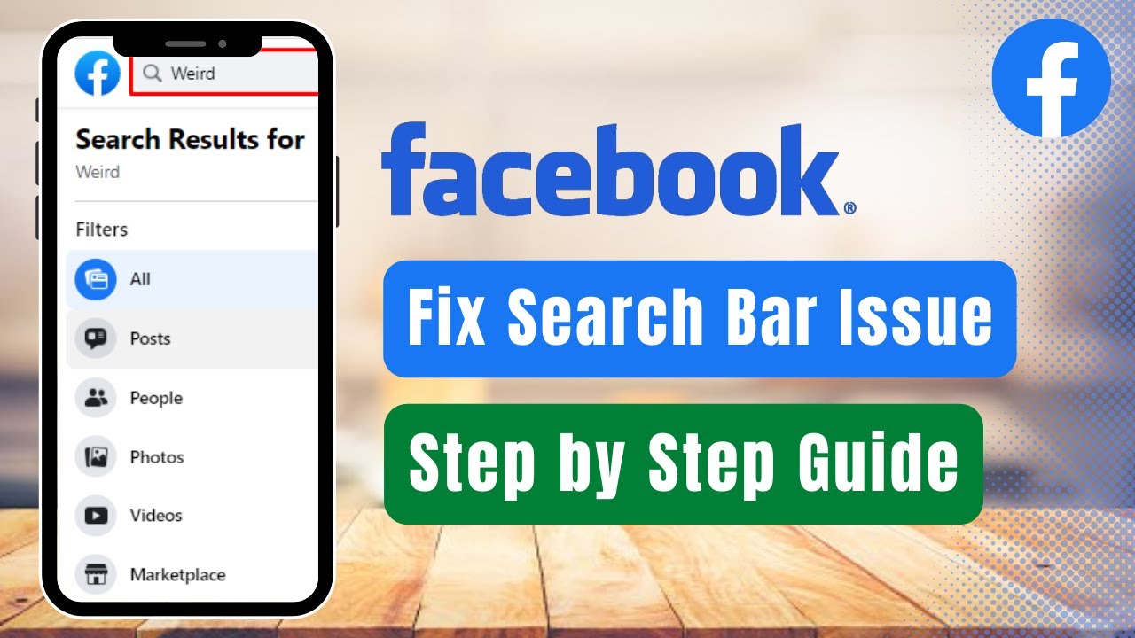 How to Fix Facebook Search Bar !