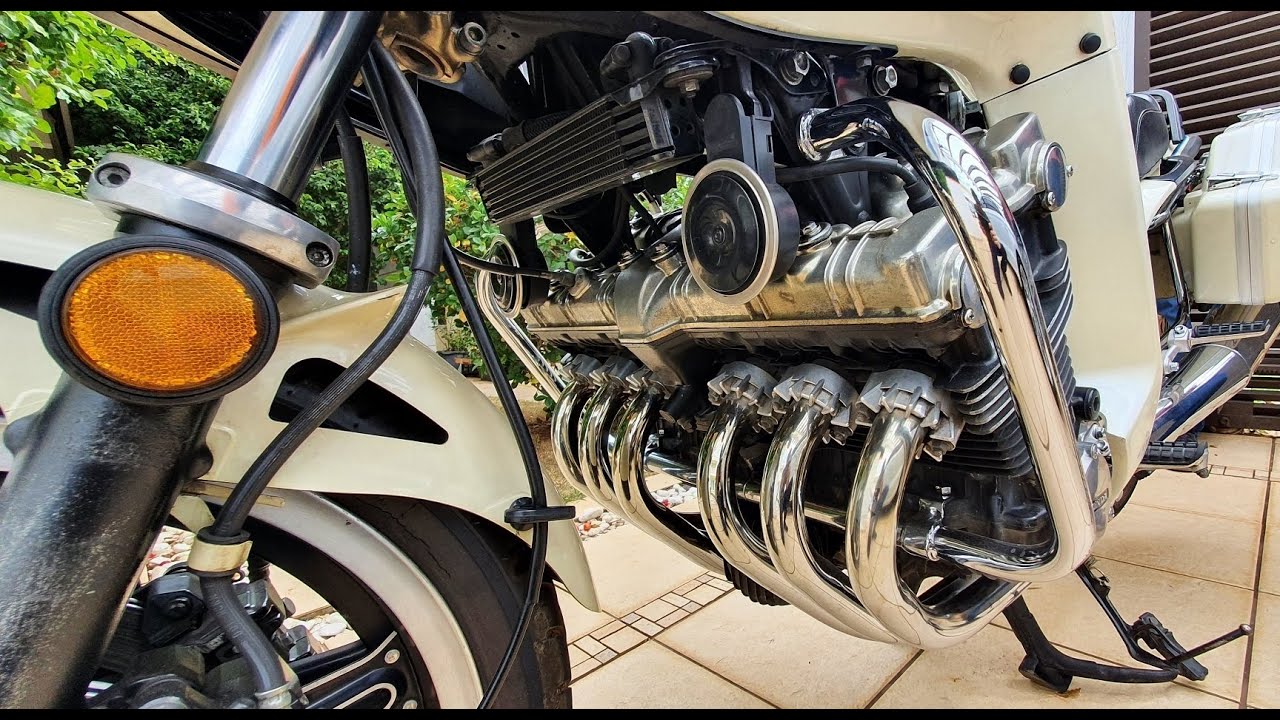 TESTE DA SUPER CBX 1050 6 CILINDROS 1982 À VENDA POR 200 MIL REAIS AQUI NO BRASIL!