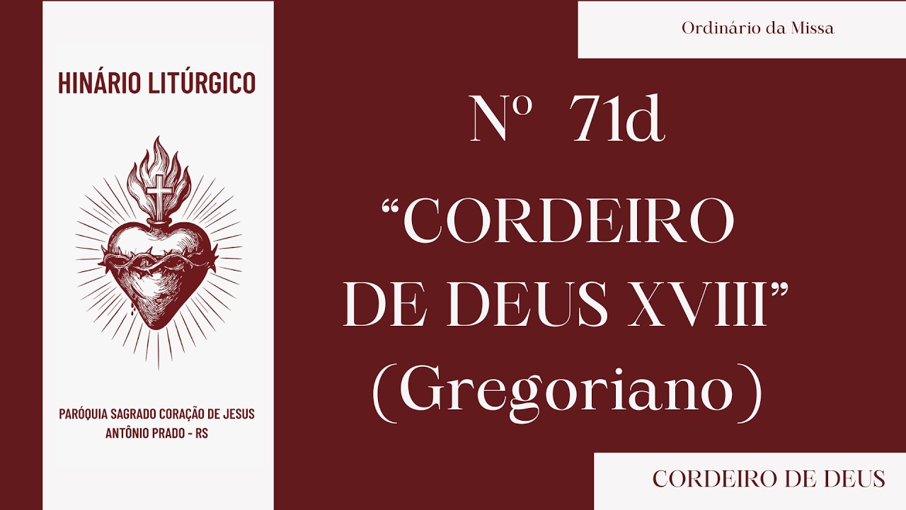 71d - AGNUS DEI XVIII (Gregoriano)