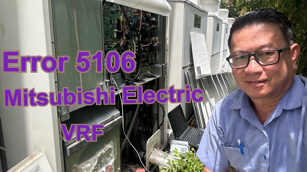 Диагностика и устранение неисправностей кондиционера VRF | PUCY_ P350YKD | ошибка 5106