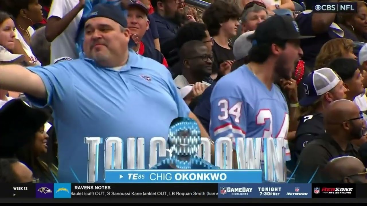 Will Levis 70 YARD TOUCHDOWN to Chigoziem Okonkwo Titans vs Texans 🔥