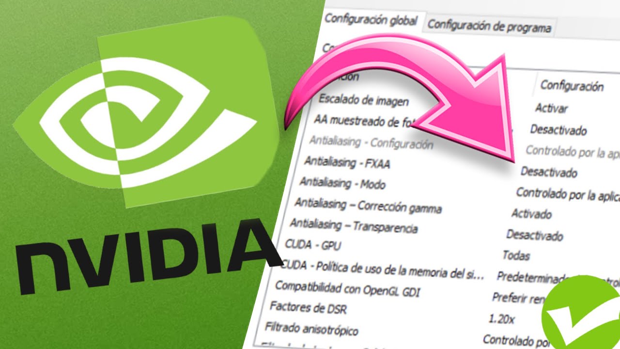La MEJOR CONFIGURACI&Oacute;N del Panel de control NVIDIA [M&aacute;ximo RENDIMIENTO]🚀
