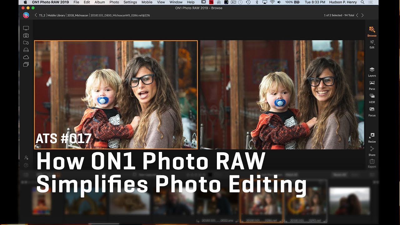Approaching The Scene 017: How ON1 Photo RAW Simplifies Photo Editing