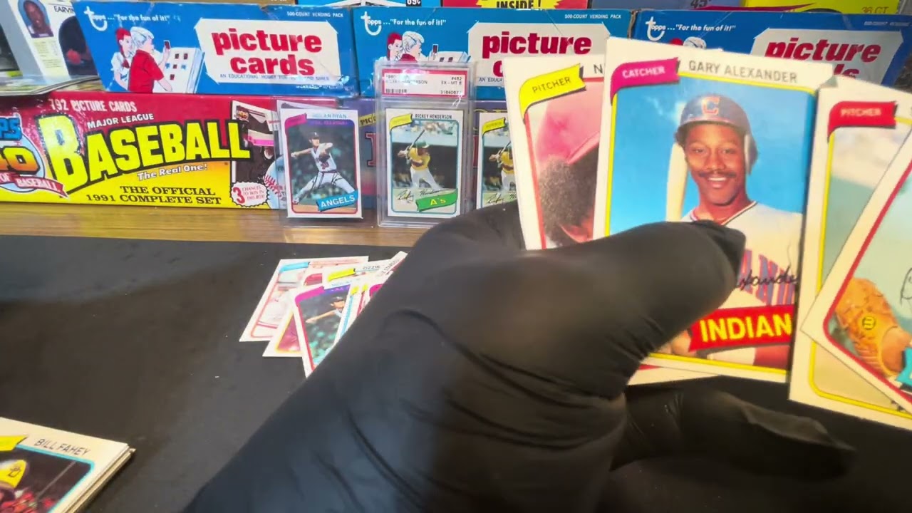 1980 Topps Baseball Vending Box - Unboxing