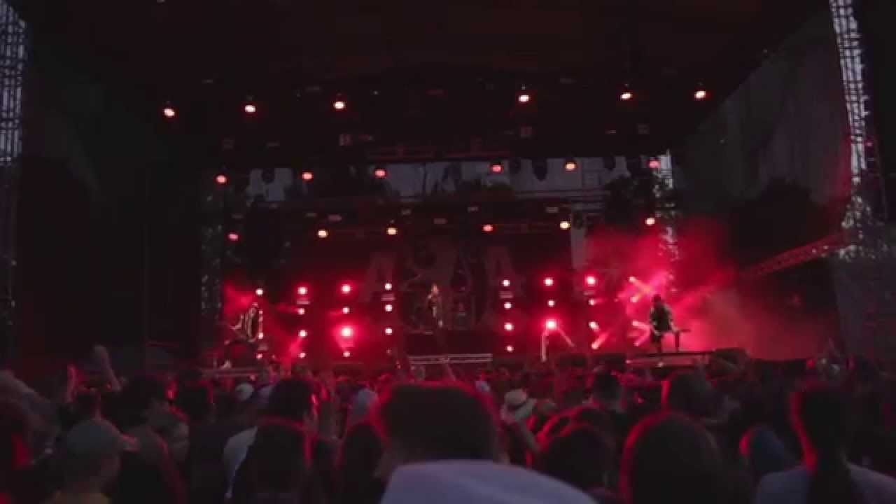 Asking Alexandria - Denis Shaforostov (new singer) live @ Rock for People 2015