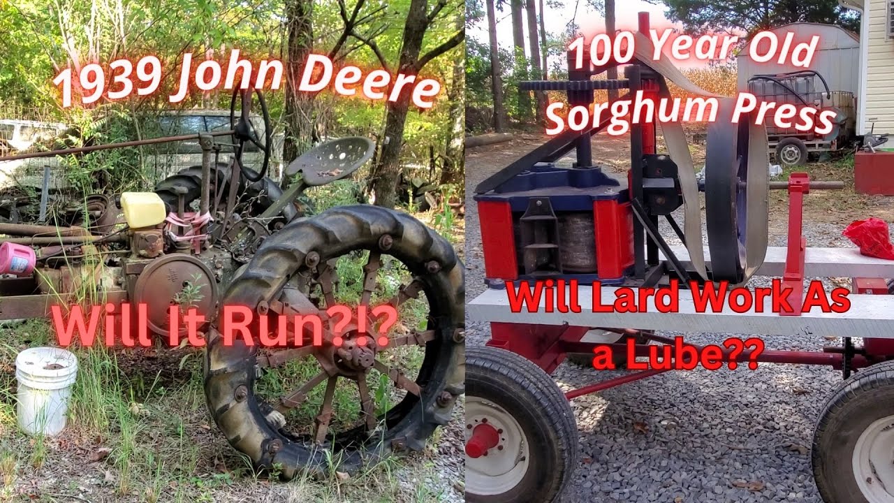 1939 John Deere Will It Run?? + Antique Sorghum Press