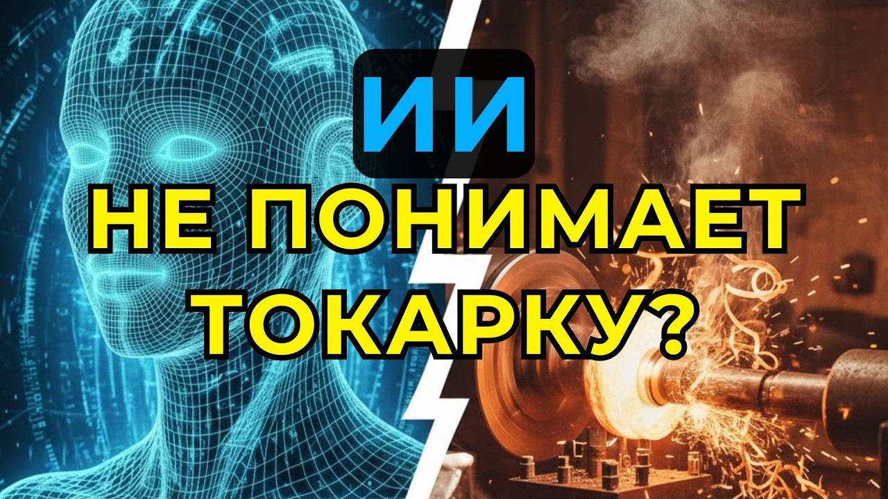Когда ИИ сталкивается с реальностью токарной обработки