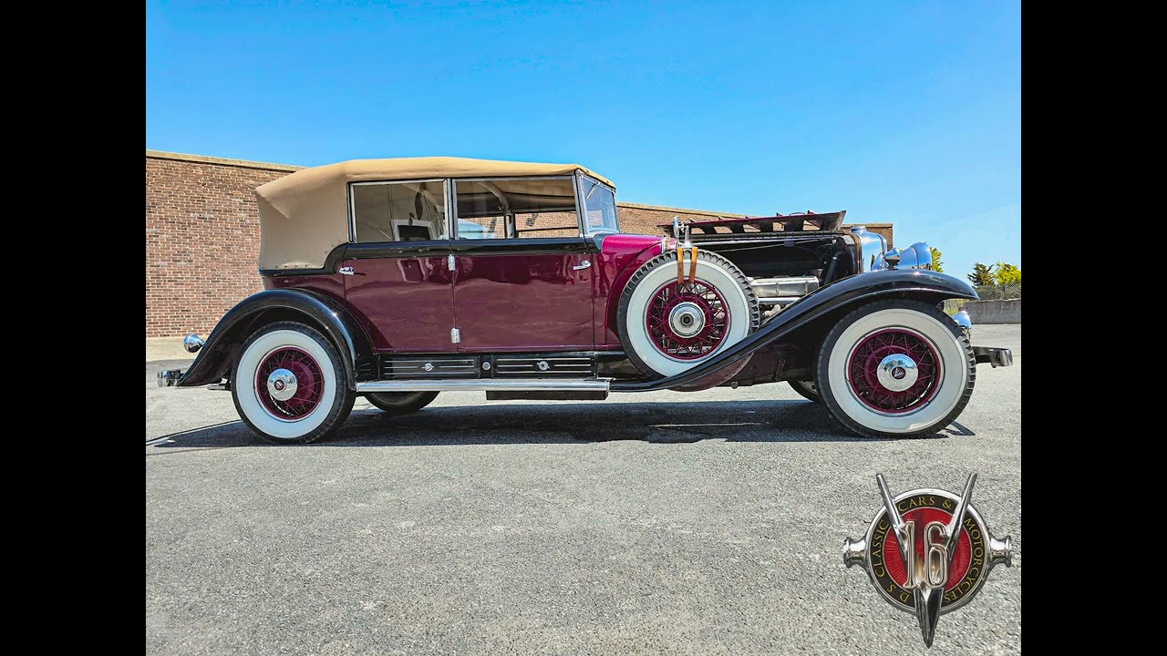1930 Cadillac All Weather V 16 Body by Fleetwood Convertible Sedan Model 4380