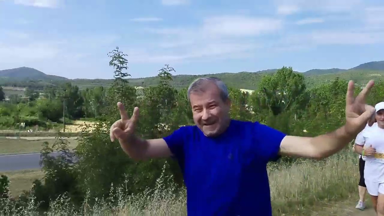 kerkini lake run 2024, λίγο μετά την εκκίνηση, στο φράγμα