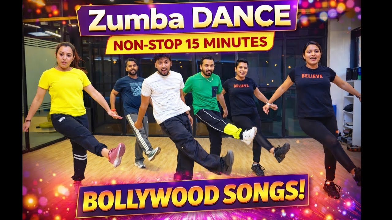 15 MIN NON-STOP Bollywood Zumba 🔥 | Full Energy Dance Workout | Burn Calories & Have Fun 💃🕺
