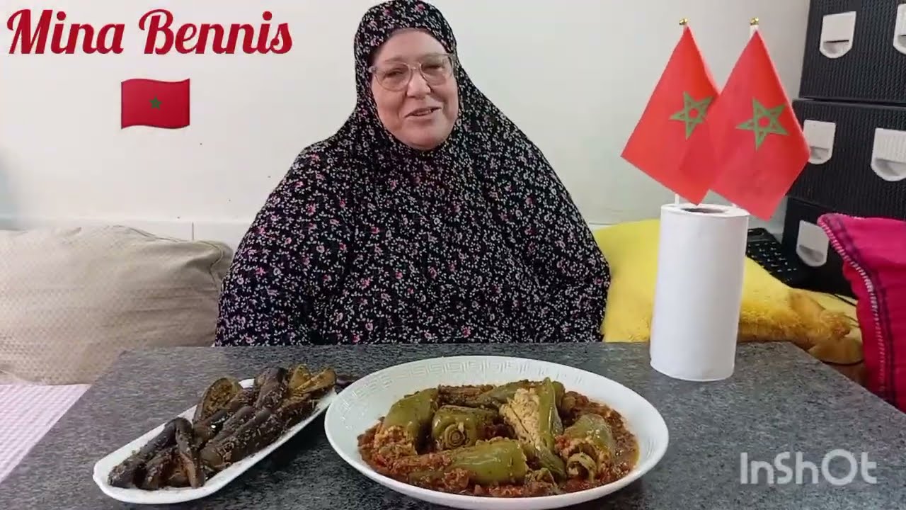 شهيوة بالفلفلة معمرة او دنجال محمض مع مينة بنيس 🇲🇦