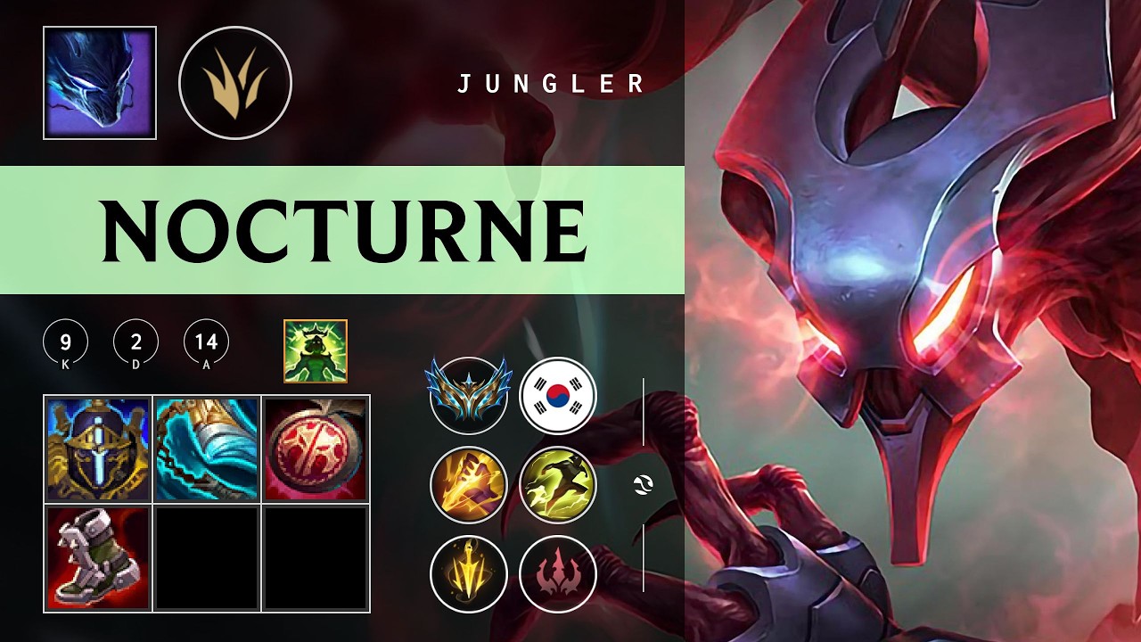 Nocturne Jungle vs Rengar - KR Challenger Patch 26.06