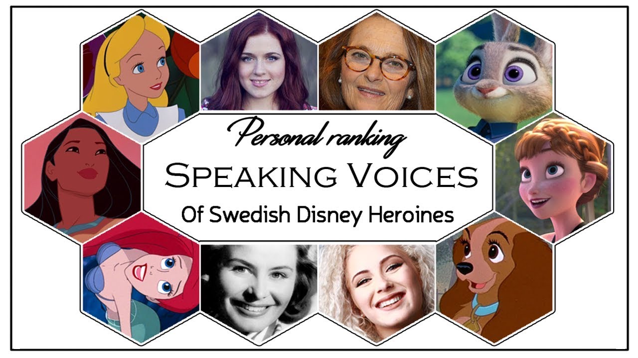 Personal Ranking - Swedish Speaking Voices of Disney Heroines