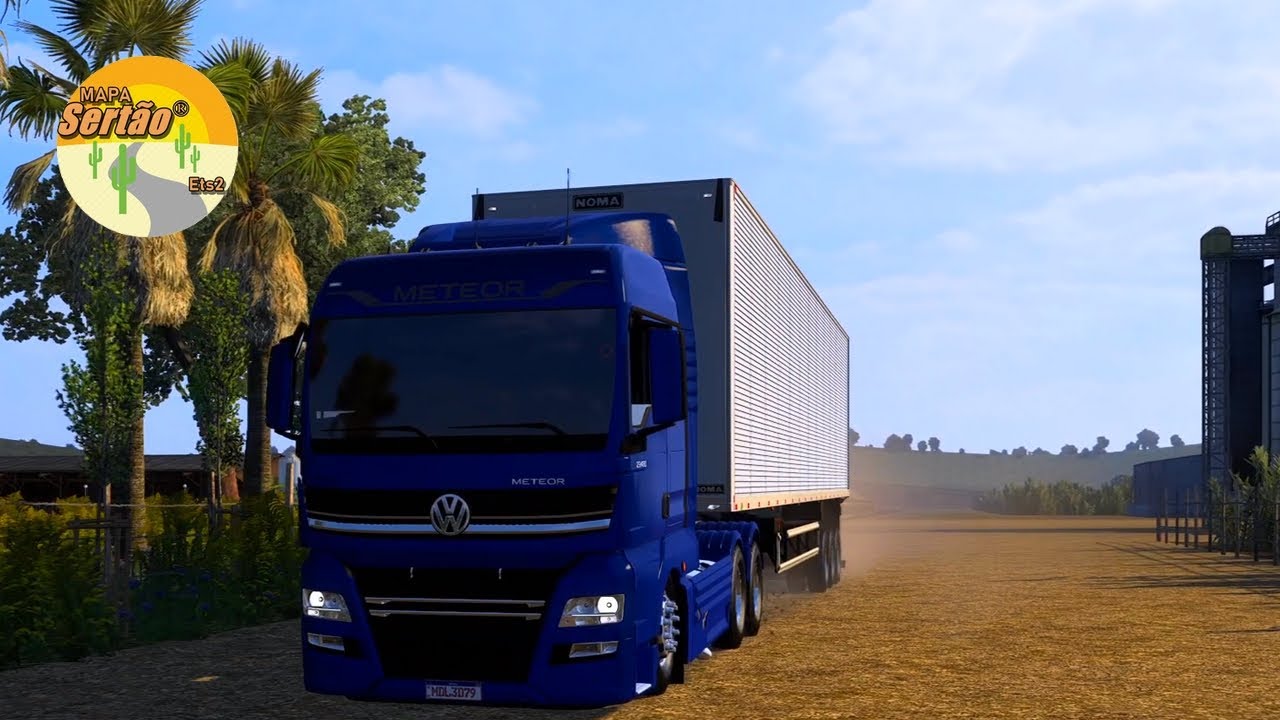 ETS 2: Mapa Sert&atilde;o | VW Meteor: De Santo Estev&atilde;o para Amparo