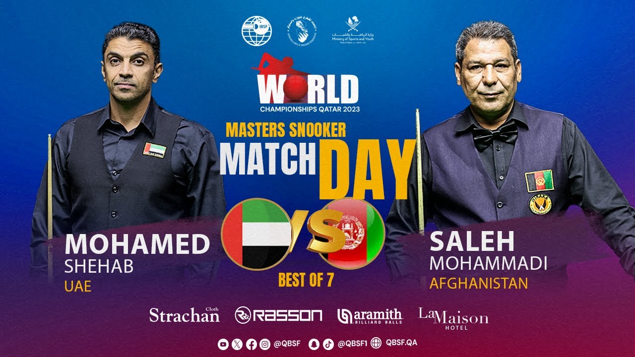 IBSF WORLD SNOOKER CHAMPIONSHIPS QATAR 2023  l  MASTERS LAST 32