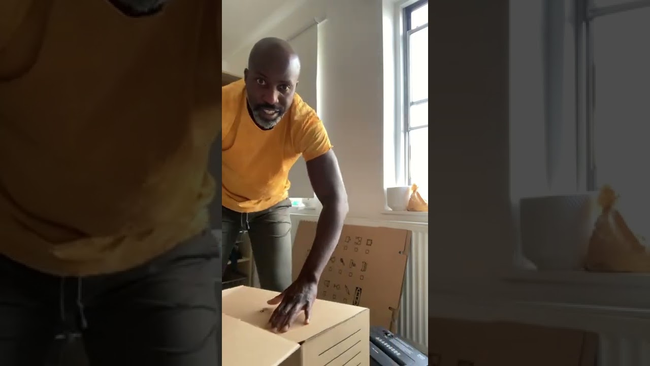 How to fold IKEA storage / moving box - DUNDERGUBBE Moving box