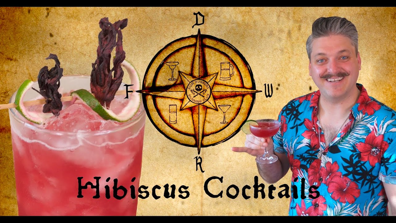 Hibiscus Daiquiri and Rum Runner - Drinks Worth Running For