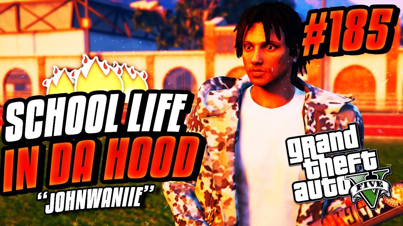 GTA5 School Life In Da Hood Ep. 185 - 