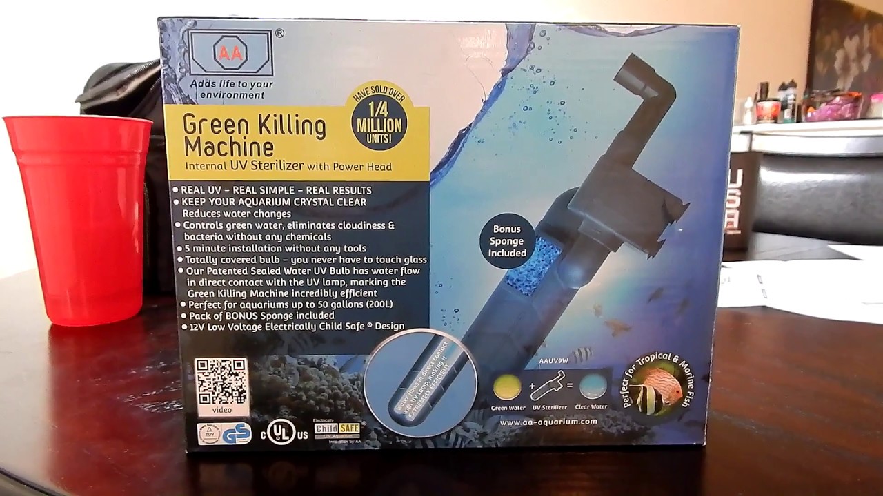 AA Green Killing Machine 9W UV Sterilizer review part 1
